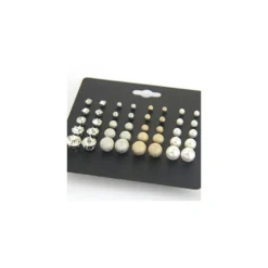 20 Pairs Stud Earrings Crystal Pearl Earring Set Ear Stud Jewelry For Girls Women Men Silver And Gold For Christmas Gifts -Xmas Mart Sales 412O4xQmv4L. SS1000