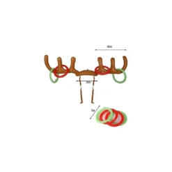 Christmas Holiday Party Toy, Giveme5 Inflatable Reindeer Antler Hat Ring Toss Game -Xmas Mart Sales 41nHmTRDvxL. AC SR10001000