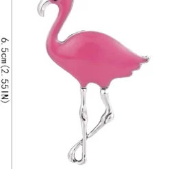 Flamingo Brooch Pin For Women Girls Pink Enamel Lapel Pin Lucky Bird Animal Corsage Badge Pins Accessories Jewelry For Cloth Dress Christmas -Xmas Mart Sales 41qpUijHBOL. AC UL1000