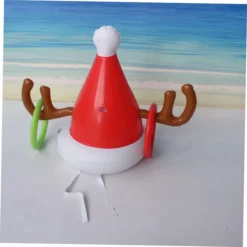 CLISPEED Inflatable Antler Hat Ferrule Toy Outdoor Kid Toys Plastic Playes Outdoor Toy Kids Ring Toss Christmas Outdoor Toy Outside Toys Kids Outdoor Games Christmas Party Activity Antlers -Xmas Mart Sales 51 vidbD6PL. AC SL1221