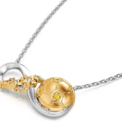 Jeulia World Cup Soccer Ball Necklace: Sterling Silver Plated Crystal Infinity Football Heart Pendant Anniversary Christmas Jewelry Sports Fan Gift Customizable Service With Gift Box -Xmas Mart Sales 510u1ePQlIL. AC UL1500