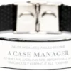 GENERIC Case Manager Christmas Idea For Case Manager Stainless Steel Bracelet Gifts, I Never Dreamed I Would Become Case Manager, But Here I Am, Juggling Fire, Herding Cats, And Miraculously Keeping It All