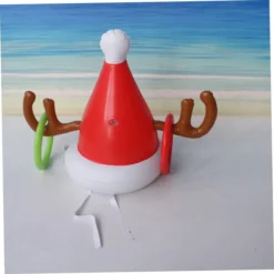 INOOMP 2pcs Inflatable Antler Hat Ferrule Toy Ring Toss Toy Xmas Fun Outdoor Games Plastic Playes Inflatable Toys Outdoor Hats Christmas Decoration Antler Hat Toss Game Inflatable Rings -Xmas Mart Sales 513ZM6oAk2L. AC SL1224
