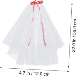 TOYANDONA Veil Bow Lace Ribbon Wedding Headband Hair Accessories For Girls Bow Veil Headband Girls Veil Headband Lace Party Veil Mesh Christmas Veil Bow Headwear Christmas Kids Hair Comb Wig -Xmas Mart Sales 515qZlbpeL. AC SL1500