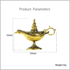 Vintage Aladdin Genie Lamp Brooch Pin For Women Girl Fashion Gold Tone Unique Crafts Lapel Pins Dress Accessories Birthday Christmas Party Jewelry Gift -Xmas Mart Sales 516KaeeYWL. AC UL1000