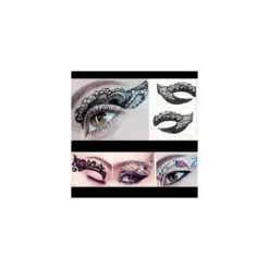 10 Sheets Eyeshadow Face Tattoo Stickers For Women's Makeup, Waterproof Transfer Lace Eye Shadow Eyeliner Tattoos For Halloween Christmas Stage Masquerade Party 14 10 Sheets Eyeshadow Face Tattoo Stickers For Women's Makeup, Waterproof Transfer Lace Eye Shadow Eyeliner Tattoos For Halloween Christmas Stage Masquerade Party -Xmas Mart Sales 517Aw62u1IL. SS1000