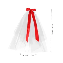 Toddmomy 1 Set Veil Bow Antler Headband Bride Veils For Wedding Nativity Costumes For Xmas Headwear Reindeer Costume Headdress Christmas Headdress Girls Veil Headband Mesh -Xmas Mart Sales 519b6qerUL. SL1500