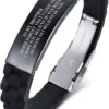 Father's Day Gift For Brother : To My Brother Gift Bracelet Men Inspirational Message Engraved Silicone Wristband Gift Idea To Brother In Law Christmas Gift From Sister To Brother,Personalized -Xmas Mart Sales 51BeFqdqUQL. AC UL1001
