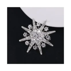 GUOXIAOMEI Christmas Brooch Pin With Rhinestone Crystal CZ Pearl Winter Snowflake Snowman Wreath Brooches Festive Decorations Ornaments Necktie Dress Accessories Jewelry For Women Girls Xmas -Xmas Mart Sales 51CepUz78iL. AC SR10001000