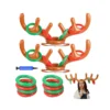 Inflatable Reindeer Antler Hat Ring Toss Game Christmas Party Games Headband,Party Decoration Family Game Classroom Indoor Antler Hat Ring (2 Antlers&8Ring&1Inflator) -Xmas Mart Sales 51Gv1dSmLnL. SS1000