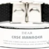 GENERIC Motivational Case Manager Gifts, Case Manager Stainless Steel Bracelet, Unique Gifts For Case Manager, Birthday Christmas Gifts For Friend Coworkers Dear Case Manager, You're Like A Unicorn In A World