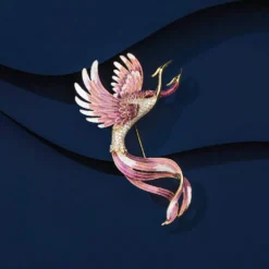 Enamel Gradient Color Phoenix Brooch Fashion Clothing Broches & Pins Jewelry Christmas Gift -Xmas Mart Sales 51IJRunjinL. AC UL1000