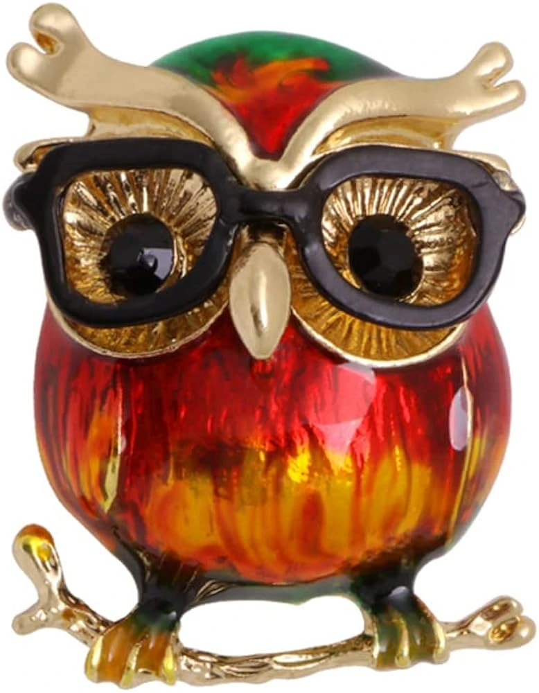 Enamel Owl Bird Brooch Pin For Women Girls Fashion Red Green Animal Brooches Lapel Pins Cute Dress Accessories Holiday Birthday Christmas Party Jewelry Unisex Gift Souvenir For Teacher Student 3 Enamel Owl Bird Brooch Pin For Women Girls Fashion Red Green Animal Brooches Lapel Pins Cute Dress Accessories Holiday Birthday Christmas Party Jewelry Unisex Gift Souvenir For Teacher Student