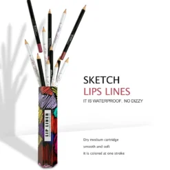 Waterproof Lip Liner, Precise Longer Christmas Makeup Slim Lip Pencil, 12 Colors Matte Lip Liner Set, For Holiday, Party, Going Out, Party -Xmas Mart Sales 51OrSOZhoS. SL1001