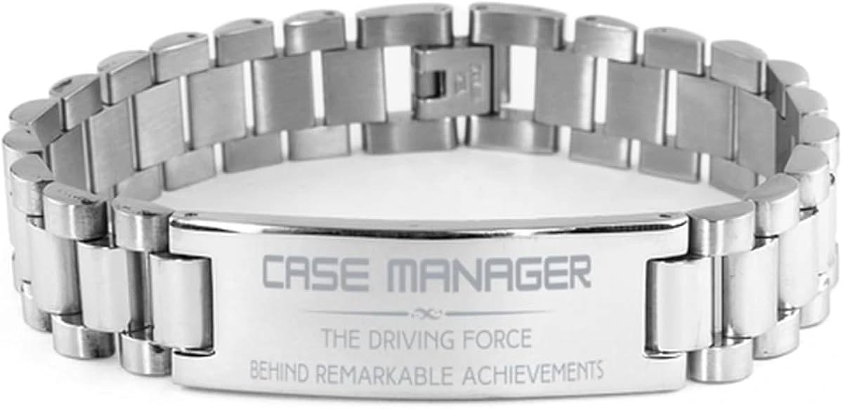 GENERIC Case Manager Christmas Birthday Gifts For Case Manager Ladder Stainless Steel Bracelet Custom, Case Manager The Driving Force Behind Remarkable Achievements, Case Manager Thank You Gifts For Coworkers 3 GENERIC Case Manager Christmas Birthday Gifts For Case Manager Ladder Stainless Steel Bracelet Custom, Case Manager The Driving Force Behind Remarkable Achievements, Case Manager Thank You Gifts For Coworkers