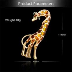 Enamel Giraffe Animal Brooch Pin For Women Girls Men Fashion Rhinestone Gold Tone Exquisite Big Dress Hat Costume Accessories Creative Christmas Birthday Holiday Decor Jewelry Gift For Pet Lover -Xmas Mart Sales 51QKTxPTKL. AC UL1000