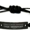 GENERIC Funny Case Manager Gifts, World's Most Awesome Case Manager, Sarcasm Unique Birthday Christmas Black Rope Bracelet For Case Manager, Coworkers, Men, Women, Friends -Xmas Mart Sales 51Sxp08gABL. AC UL1200