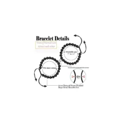 Matching Bracelet For Couples Friendship Birthday Long-Distance Pinky Promise Bracelets Gift For Him Her Cute Unique Jewelry Gift For Boyfriend Girlfriend Husband Wife Valentine's Day Christmas Anniversary Bead Bracelet -Xmas Mart Sales 51Y8 IcpSL. AC SR10001000