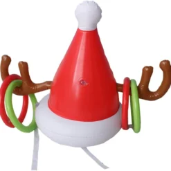 Inflatable Antler Hat Ferrule Toy Playset Inflatable Toys For Toys For Outside Ring Toss Toy Ring Toss Inflatable Toss Game Christmas Party Activity Inflatable Rings