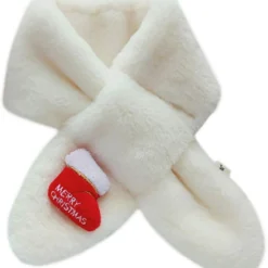 OUSFANAM Winter Scarf, Kids Christmas Plush For Cross Collar Scarf Cartoon Holiday Neck Warmer Shawl Wr -Xmas Mart Sales 51bEvAxi0ML. AC UL1024 1