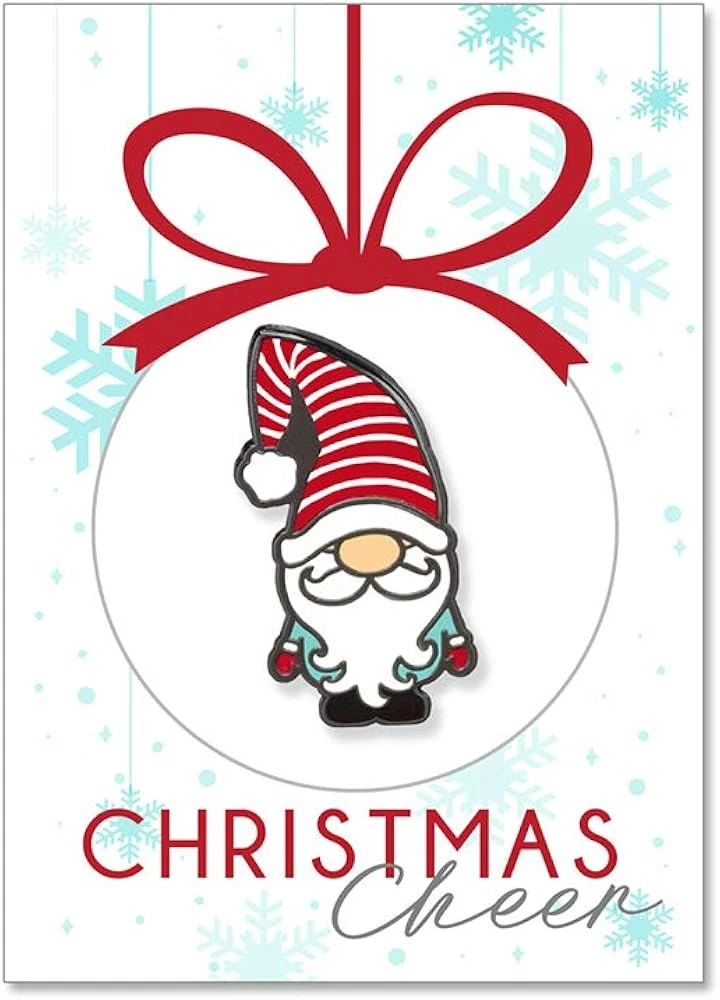 Lifebeats Christmas Gnome Enamel Pin 4 Lifebeats Christmas Gnome Enamel Pin - Image 2