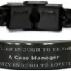 GENERIC Funny Case Manager Gifts, Skilled Enogh To Become Case Manager, Sarcasm Unique Birthday Christmas Braided Leather Bracelet For Case Manager, Coworkers, Men, Women, Friends -Xmas Mart Sales 51cbZB8zwL. AC UL1200