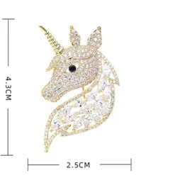 Rhinestone Unicorn Brooch For Women Girls Unisex Fashion Dainty Crystal CZ Golden Cute Animal Horse Brooch Lapel Pin Dress Suit Accessories Christmas Birthday Mother's Day Jewelry Gift 13 Rhinestone Unicorn Brooch For Women Girls Unisex Fashion Dainty Crystal CZ Golden Cute Animal Horse Brooch Lapel Pin Dress Suit Accessories Christmas Birthday Mother's Day Jewelry Gift -Xmas Mart Sales 51eM2twdb6L. AC UL1000