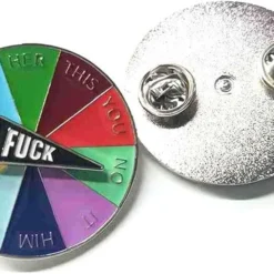 GENERIC Rotating Enamel Badge, Funny Spinner Rainbow Brooches Pins, Lucky Interactive Pin, Novelty Enamel Pin, Cartoon Turntable Lapel Pin, Collar Jacket Backpack Decoration, Christmas Gifts -Xmas Mart Sales 51gqPRGWZJL. AC UL1001