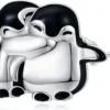 Penguin Pin Penguin Gifts Penguin Brooches 925 Sterling Silver Animal Christmas Jewelry For Women Sister Mom Mother