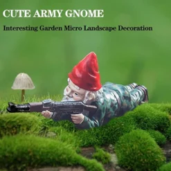GAZETSZ Garden Gnomes, 4.5inch Gnome Statues, Military Gnome With Gun, Funny Army Gnomes Decorations For Yard, Indoor Outdoor Halloween Christmas Thanksgiving Gifts (Red+Yellow+Blue) -Xmas Mart Sales 51hnw2GzAL. AC US1000