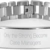 GENERIC Case Manager Gifts For Friends, Only The Strong Become, Beautiful Case Manager Ladder Bracelet, Engraved Bracelet From Coworkers, Gift Ideas For Her, Gift Ideas For Him, Gift Ideas For, Christmas