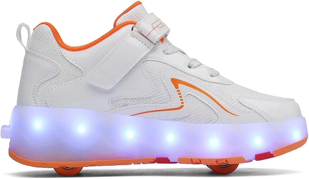 CEIEOE Kids Roller Shoes 4 Wheels 16 LED Model Colorful Girls Boys Roller Skates Sneaker Can Charge For Beginner More Balanced Party Birthday Christmas Best Gift 10 CEIEOE Kids Roller Shoes 4 Wheels 16 LED Model Colorful Girls Boys Roller Skates Sneaker Can Charge For Beginner More Balanced Party Birthday Christmas Best Gift - Image 8