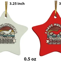 Eden Tee I Have Multiple Reptile Disorder - Bearded Dragon Reptile Christmas Ornament -Xmas Mart Sales 51iqOYweceL. AC SL1000