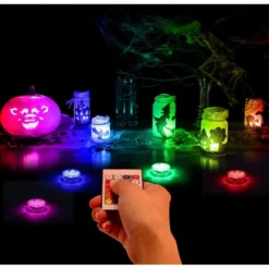 Hitopin Submersible LED Lights, 4PCS Waterproof Underwater Remote Controlled Battery Operated Wireless, Multicolor Submersible Led Lights For Christmas, Pond, Party, Wedding, Vase Base Decorations 17 Hitopin Submersible LED Lights, 4PCS Waterproof Underwater Remote Controlled Battery Operated Wireless, Multicolor Submersible Led Lights For Christmas, Pond, Party, Wedding, Vase Base Decorations -Xmas Mart Sales 51ixVvJ5EsL. AC US1000