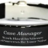 GENERIC Appreciation Gifts For Case Manager Christmas Birthday Gifts For Case Manager Black Glidelock Clasp Bracelet Engraved, Case Manager Work Hard In Silence Let Success Be Your Noise, Case Manager Thank -Xmas Mart Sales 51mVz0ArHYL. AC UL1200