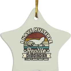 Eden Tee I Have Multiple Reptile Disorder - Bearded Dragon Reptile Christmas Ornament -Xmas Mart Sales 51n6PNTSWHL. AC SL1000