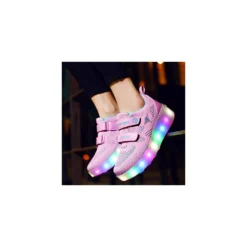 Nsasy Kids Roller Shoes Boy Girl Sneakers With Wheels Become Sport Sneaker With Led For Christmas Birthday Children Show Gift -Xmas Mart Sales 51pON3zh9vL. SS1000