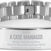 GENERIC Gag Case Manager Gifts, Case Manager Ladder Stainless Steel Bracelet, Sarcasm Gifts For Case Manager, Birthday Christmas Gifts For Coworkers Being Case Manager Means I Can Fix Anything, Except For The -Xmas Mart Sales 51pxFXkARzL. AC UL1200