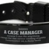 GENERIC Gag Case Manager Gifts, Case Manager Black Shark Mesh Bracelet, Sarcasm Gifts For Case Manager, Birthday Christmas Gifts For Coworkers Being Case Manager Means I Can Fix Anything, Except For The
