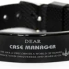 GENERIC Motivational Case Manager Gifts, Case Manager Black Shark Mesh Bracelet, Unique Gifts For Case Manager, Birthday Christmas Gifts For Friend Coworkers Dear Case Manager, You're Like A Unicorn In A