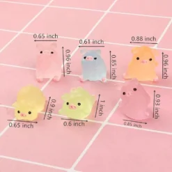 HYG 30 Pieces Of Mini Resin Luminous Rabbit Mini Portrait Mini Fairy Garden Landscape Aquarium Decoration Potted Plant Decoration DIY Christmas Birthday Party Slime Amulet. (Luminous Pig) 13 HYG 30 Pieces Of Mini Resin Luminous Rabbit Mini Portrait Mini Fairy Garden Landscape Aquarium Decoration Potted Plant Decoration DIY Christmas Birthday Party Slime Amulet. (Luminous Pig) -Xmas Mart Sales 51xKFmJnRBL. AC US1000