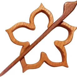 Women Brooch Pins Sweater Shawl Clips Wooden Animal Shape Handmade Gift For Christmas Birthday Valentine's Day