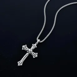 Swordgod Cross Necklace For Men Women 925 Sterling Silver Celtic/Crucifix/Baseball/Orthodox Cross Pendant With Stainless Steel Chain Jewelry Gifts For Christmas -Xmas Mart Sales 61 q1GN51L. AC UL1500
