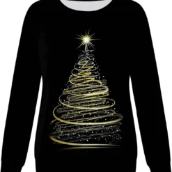 Miekld 2023 Womens Christmas Graphic Sweatshirts Fall Pullover Tops Sweatshirts For Teen Girls Oversized Sweatshirt -Xmas Mart Sales 610bR9 GECL. AC UL1500