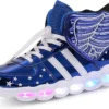 BFOEL Kids Light Up Shoes LED USB Charging Flashing Sneakers For Boys Girls Halloween Christmas -Xmas Mart Sales 610btzj7FmS. AC UL1001