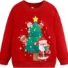 Toddler Boys Christmas Sweatshirts Long Sleeve Pullover Shirts Reindeer Sweaters Xmas Cartoon Tee Sport Tops 1-7T -Xmas Mart Sales 610lOXHxZL. AC UL1240