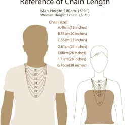 Luxfine 3mm Tennis Necklace For Women & Men, 14K White Gold Plated Cuban Link Chain 5A+ Cubic Zirconia Iced Out Choker Diamond Hip Hop Jewelry, Birthday Wedding Christmas Mother's Day Gift (with Box & Pouch) -Xmas Mart Sales 615iQqJPStL. AC UL1000