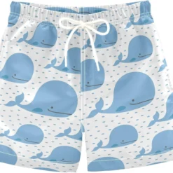 Christmas Snowman Boys Swim Trunks For 2-14 Years Board Shorts