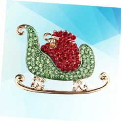 HAPINARY Christmas Brooch Sleigh Brooch Women Breastpin Brooch Pin Sled Rhinestones Corsage Miss Women Brooch -Xmas Mart Sales 617egbWTlbL. AC UL1282