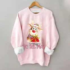 Blczomt Oversized Sweatshirt For Women Christmas Crewneck Cute Graphic Sweater Xmas Long Sleeve Reindeer Fall Outfits 2023 -Xmas Mart Sales 617vNFUAyL. AC UL1500